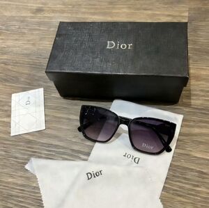 Dior Black Cat Eye Sunglasses with Black